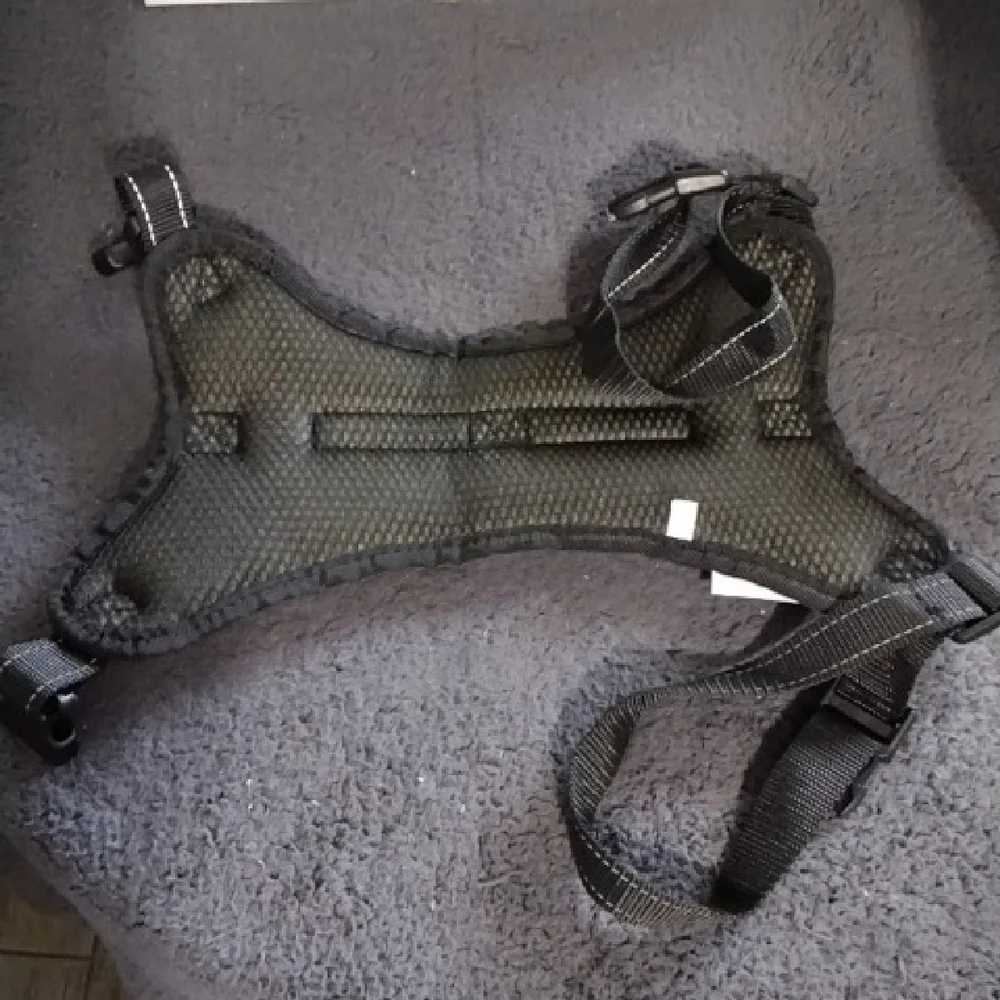 Durable Black Dog Harness